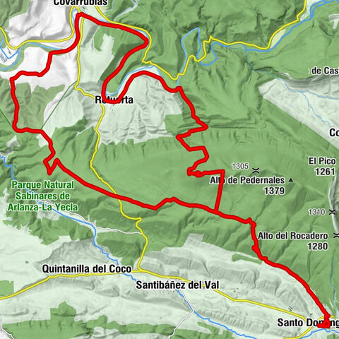Santo Domingo de Silos - Ermita de Redonda - Barrio del Arrabal - Iglesia de San Esteban