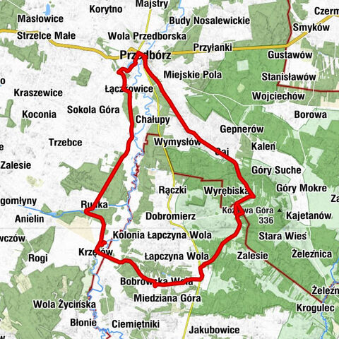 Krzętów - Kościół pw. Świętego Aleksego - Krzemycza - Kościół pw. Świętego Jakuba Apostoła