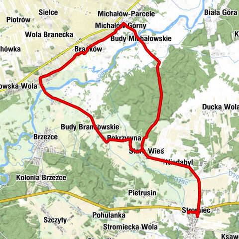 Stromiec - Niedabyl - Kaplica szpitalna - Stara Wieś