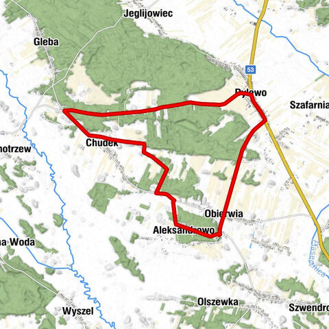 Obierwia - Kościół pw. Najświętszej Maryi Panny Częstochowskiej - Aleksandrowo - Piaski