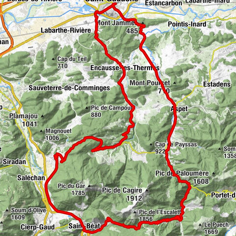 Saint-Gaudens - Église de la Nativité-de-la-Sainte-Vierge de Ger - Église Sainte-Marguerite - Église Saint-Fiacre