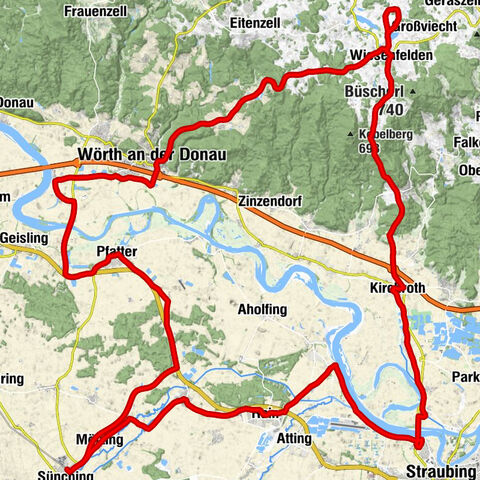 Sünching - Gasthof Englberger - Gschwellberg - Maria Immaculata