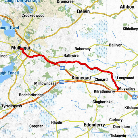 Ashfield Bridge - D'Arcy's Bridge - Thomastown - Mullingar