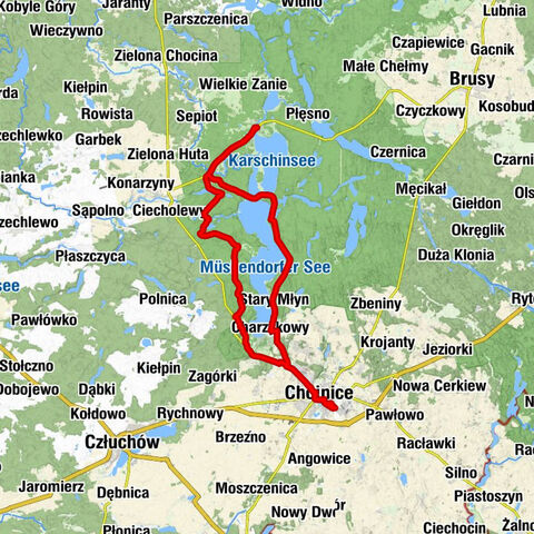 Chojnice - Karolewo - Charzykowy