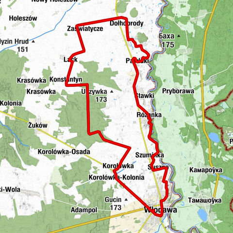 Włodawa - U Jędrka - Kościół św. Augustyna w Różance - Starosiele