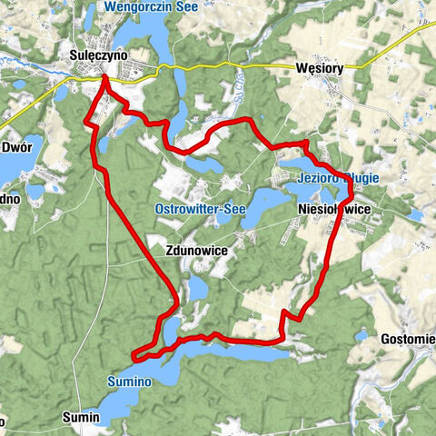 Sulęczyno - Zdunowice Duże - Niesiołowice