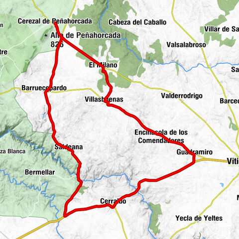 Cerezal de Peñahorcada - El Milano - Mesón El Milano - Villasbuenas