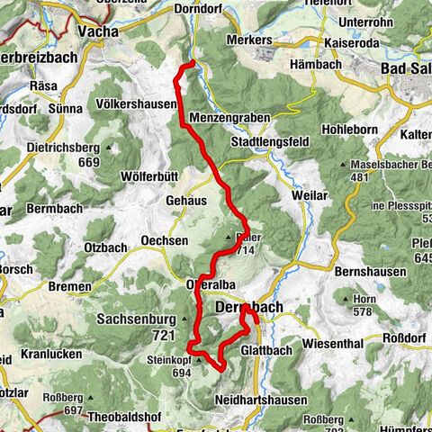 Point-to-point hike to Gläser