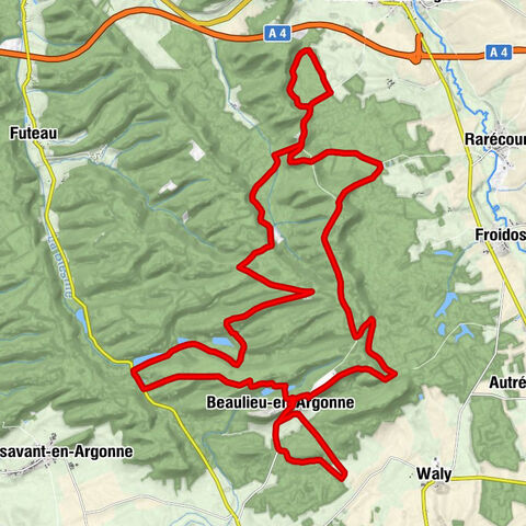 Les haussettes - Le champ gras - Les blanches vignes - Beaulieu-en-Argonne