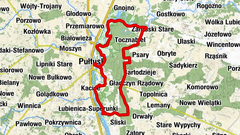 powiat pułtuski - Zambski Kościelne - Pułtusk - Łęcino