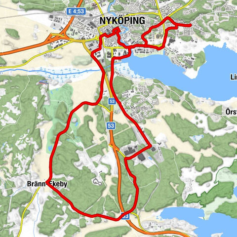 Rosenkälla - Nyköping - Stora Bene - Bränn-Ekeby