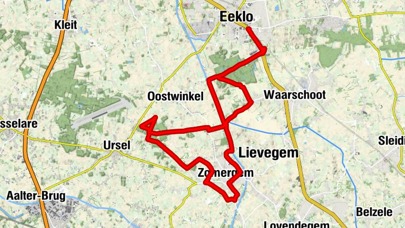 Eeklo - Zomergem - Landgoed Den Oker