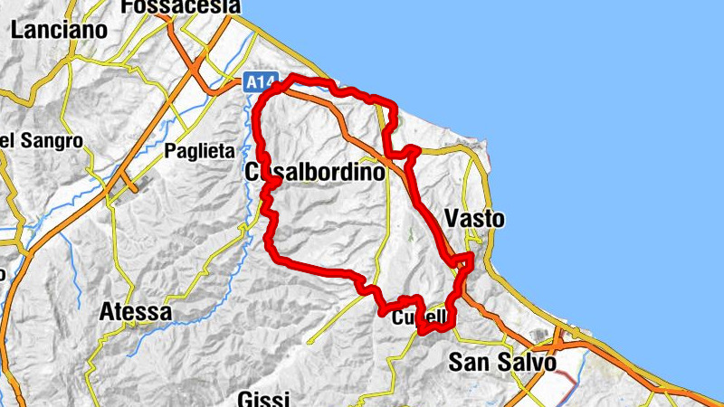 Colle Forche - Vasto - Collina di Sant'Onofrio - Torino di Sangro