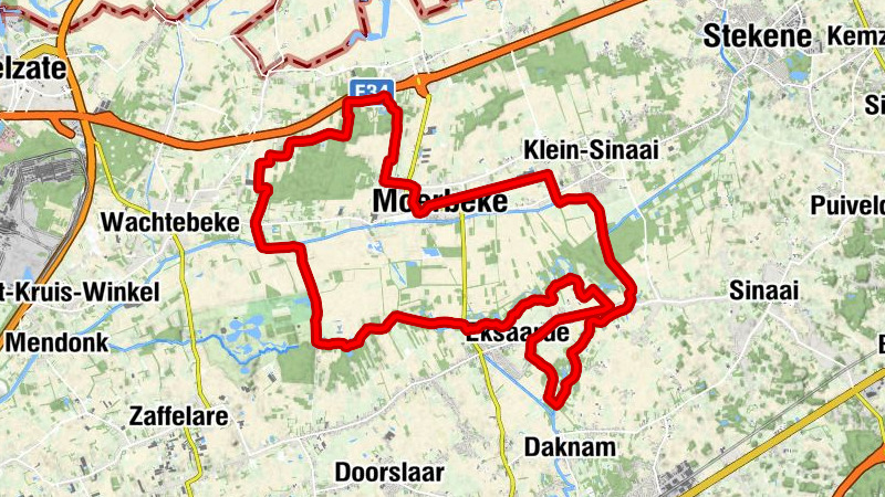 Moerbeke - Ommegangkapel II - Ommegangkapel III - Ommegangkapel IV