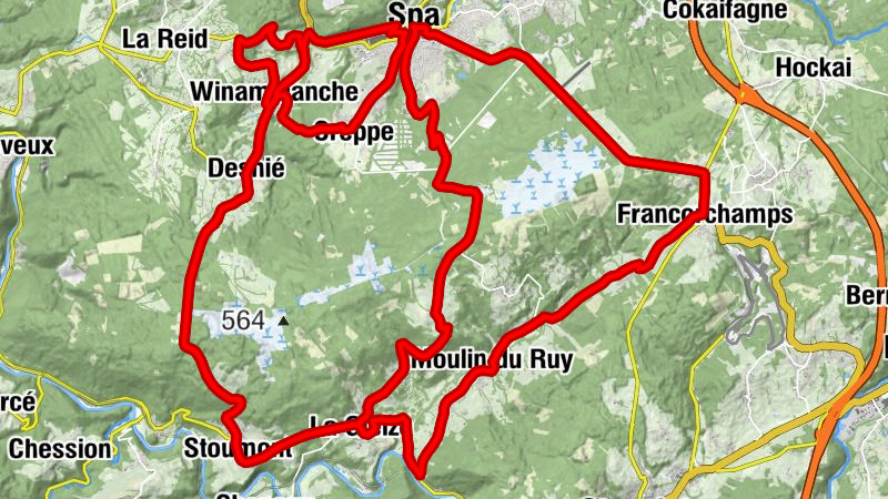 Spa - Col de la Vêquée - Col de la Vecquée - Église Saints-Eustache-et-Compagnons