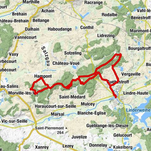 Dieuze - Guénestroff - Val-de-Bride - Hampont