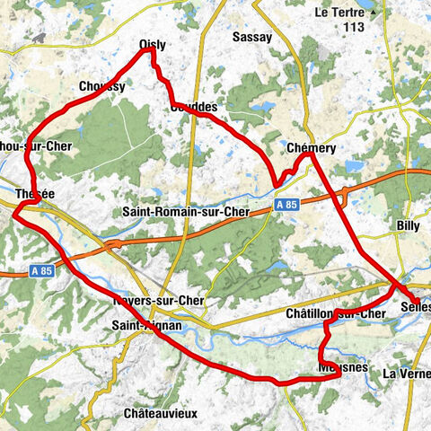 Selles-sur-Cher - Église Saint-Pierre - Église Saint-Saturnin - Église Saint-Christophe