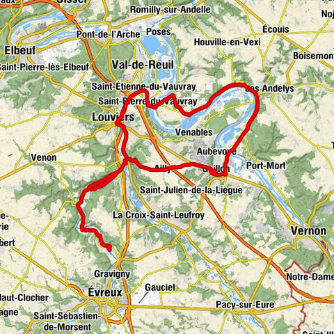 Église Saint-Gaud - Église Sainte-Cécile - Église Saint-Sauveur - Normanville