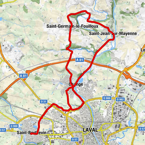 Saint-Berthevin - Église Saint-Pierre - L'Éperon du Verger - Église Saint-Jean-Baptiste