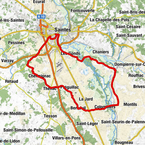 Berneuil - Bel Air - Église Saint-Vivien - Saintes