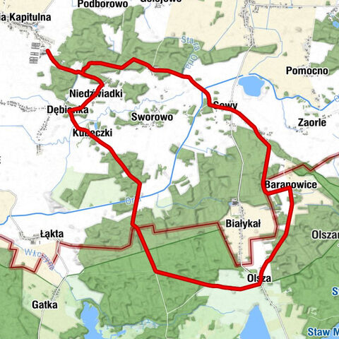 Upustki - Drogi - Sowy - Kaplica pw. Najświętszej Maryi Panny Wspomożenia Wiernych