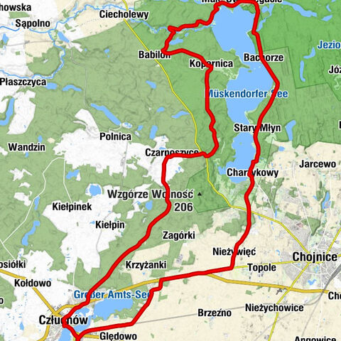 Człuchów - Kościół pw. Świętej Trójcy i Świętej Jadwigi Śląskiej - Kościół pw. Świętego Józefa Rzemieślnika - Kościół pw. Matki Boskiej Częstochowskiej