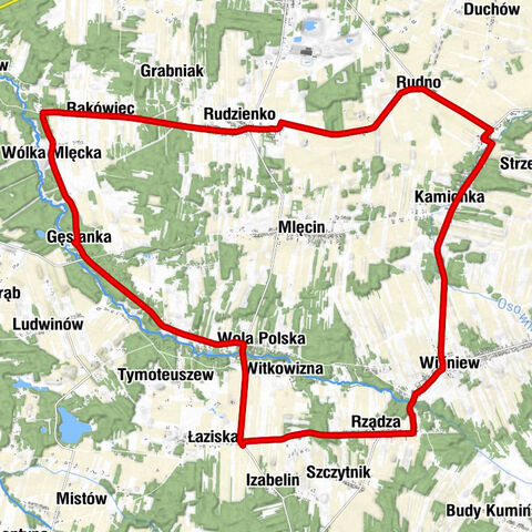 Łaziska - Rządza - Wiśniew - Kamionka