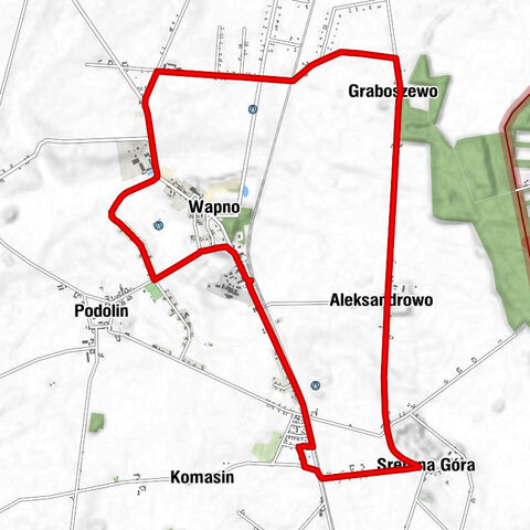 Wapno - Kościół pod wezwaniem świętej Barbary - Graboszewo - powiat wągrowiecki