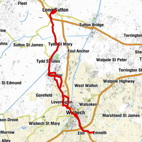 Long Sutton - Palmers Ale House and Kitchen - St Giles (Tydd St Giles Parish Church) - St Peter & St Paul