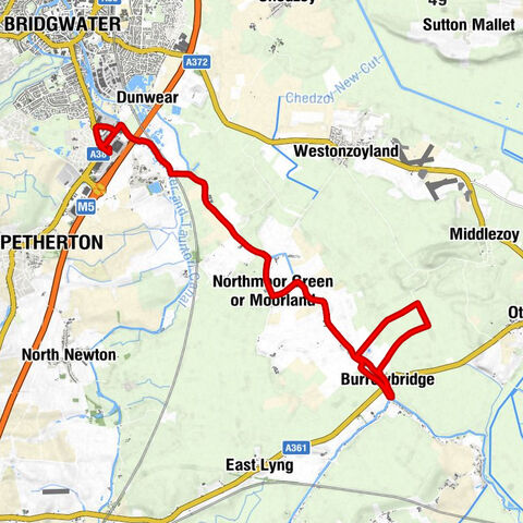Bridgwater - Northmoor Green or Moorland - St Peter and St John's Church - St Michael's Church