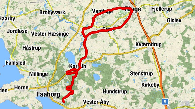 Agermose - Kongenshøj - Gærup - Ringe