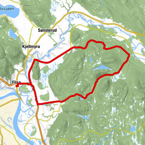 Flisa - Sundmoen - Knappom - Sletta