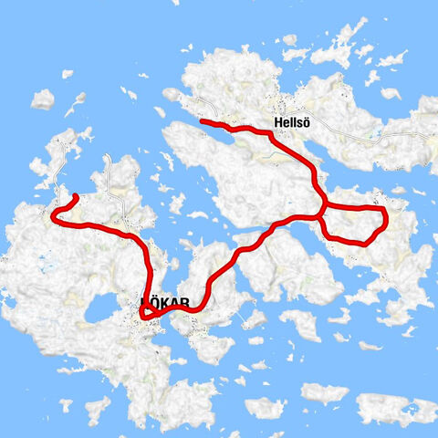 Munkvärvan - Överboda - Kökar - Brudhäll