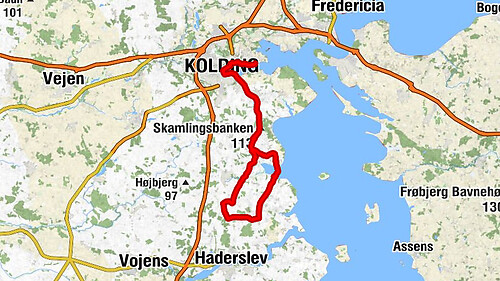 Strandhuse - Kolding - Bjerning Kirke - Slusebakke