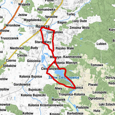 Rozprza - Łochyńsko - Kościół pw. Świętego Mikołaja w Mierzynie