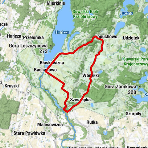 Szeszupka - Molenna w Wodziłkach - Bachanowo