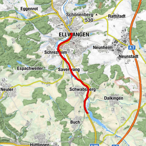 Familienfreundliche Radtour: Von Ellwangen zum Bucher Stausee (und zurück)