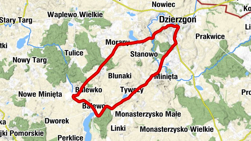 Dzierzgoń - Osiedle Ignacego Krasickiego - Morany - dom weselny