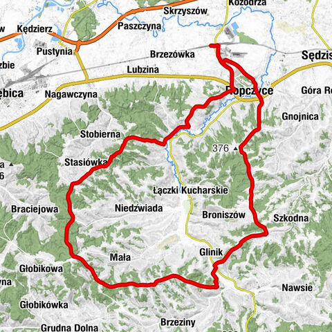 Ropczyce - Laguna - Sanktuarium NMP Królowej Rodzin - Pogorzałki