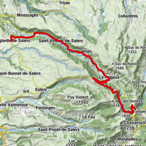 Auberge Les Sorbiers - Église Saint-Thyrse - Église Saint-Ferréol - Chalet du Puy Mary