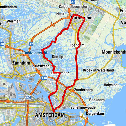Amsterdam Centraal - Dijks - Hervormde Kerk (Ilpendam) - Centraal Station