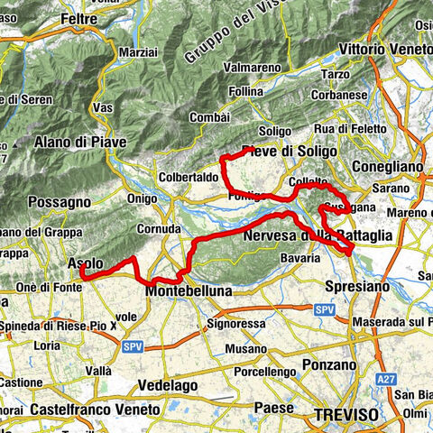 Asolo Centro Storico - Santa Maria Assunta - Santa Mama - Farra di Soligo