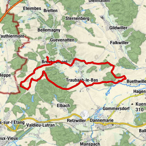 Église Saint-Aloyse-de-Gonzague - Bréchaumont - Chapelle Saint-Fridolin - Chapelle Notre-Dame-de-Bellefontaine