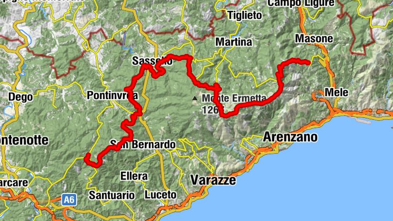 Rifugio Forte Geremia - Anticima del Reixa (tabernacolo) - Monte Reixa - Montenotte Superiore