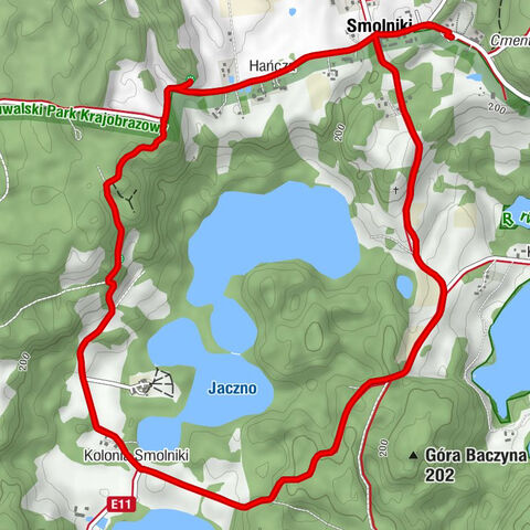 Kaplica cmentarna - Smolniki - Hańcza - Kolonia Smolniki