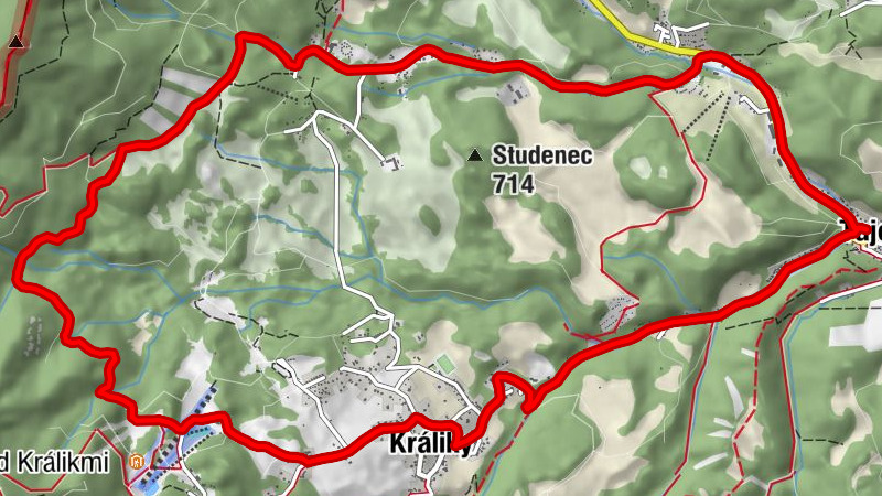 Tajov - Reštaurácia pod Tanečnicou - Vrbica - Králiky