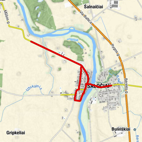 Saločių seniūnija - Saločiai - Saločių Šv. Juozapo bažnyčia