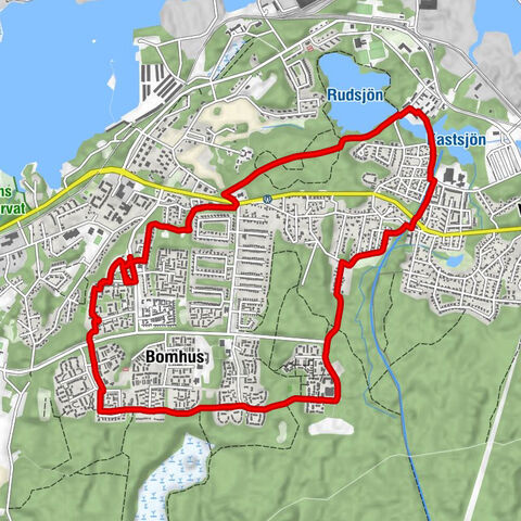 Gävle - Nyvall - Lillhagen - Kastsjö