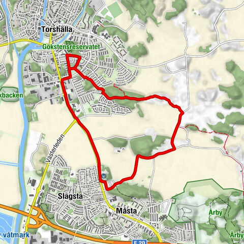 Torshälla - Göksten - Glömsta - Eskilstuna