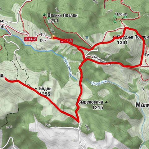 Планинарска кућа „Повленски кућерак“ - Маџарија - Беден - Средњи Повлен
